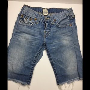 True Religion - Riley Cut off shorts - Waist fixed